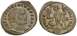 Ancient Coins - Licinius I (AD 308-324) Æ Follis / Jupiter