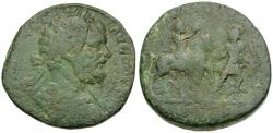 Ancient Coins - Septimius Severus (AD 193-211) Æ Sestertius / Septimius on Horseback