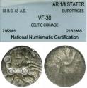 Ancient Coins - Celtic Britain. Western Region. Dobunni Tribe. Eisu (AD 20-43) AR Unit