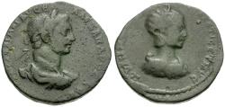 Ancient Coins - Severus Alexander (AD 222-235) with Julia Mamaea. Cilicia. Alexandreia ad Issos Æ Tetrassarion