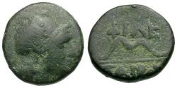 Ancient Coins - Mysia. Kings of Pergamon. Philetairos (282263 BC) Æ12 / Bow