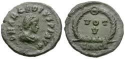 Ancient Coins - Arcadius (AD 383-408) Æ4 / Votive