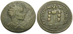 Ancient Coins - Philip II (AD 244-249). Pisidia. Antioch Æ26 / Vexillum and Aquilae