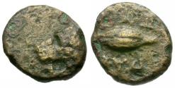 Ancient Coins - Thrace. Cherronesos Æ11 / Barleycorn