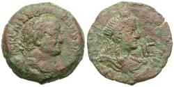 Ancient Coins - Vespasian (AD 69-79). Egypt. Alexandria &#198; Diobol / Isis