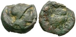 Ancient Coins - Attica. Athens Æ11 / Owl