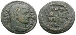 Ancient Coins - Maxentius (AD 306-312) &#198; Quarter Follis / Votive