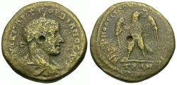 Ancient Coins - Gordian III (AD 238-244). Moesia Inferior. Nicopolis ad Istrum. Sabinius Modestus, magistrate Æ27 / Eagle