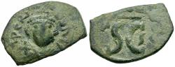 Ancient Coins - *Sear 1103* Byzantine Empire. Constans II (AD 641-668) Æ Follis