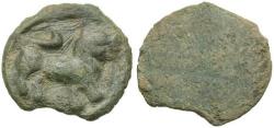 Ancient Coins - Central Asia. Local Coinages. Chach. Anonymous Æ Cash / Lion