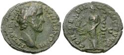Ancient Coins - Antoninus Pius (AD 138-161) Æ As / Concordia