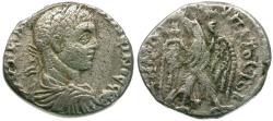 Ancient Coins - Elagabalus (AD 218-222). Seleucis and Pieria. Antiochia ad Orontes AR Tetradrachm / Eagle