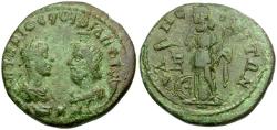 Ancient Coins - Gordian III (AD 238-244) with Serapis. Thrace. Odessos Æ28 / Nemesis