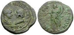 Ancient Coins - Philip I (AD 244-249) with Otacilia Severa. Thrace. Mesembria Æ27 / Homonoia