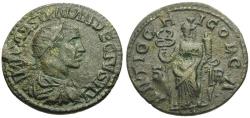 Ancient Coins - Trajan Decius (AD 249-251). Pisidia. Antioch Æ25 / Fortuna