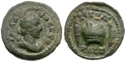 Ancient Coins - Gallienus (AD 253-268). Cilicia. Hierapolis-Castabala Æ17 / Crown