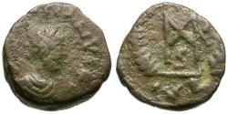 Ancient Coins - Marcian (AD 450-457) Æ Nummus / Monogram