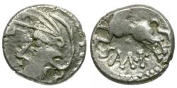 Ancient Coins - Ancient France. Celtic Gaul. Sequani Tribe AR Quinarius