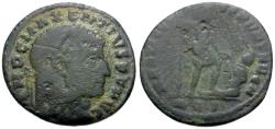 Ancient Coins - Maxentius (AD 306-312) Æ Follis / Mars