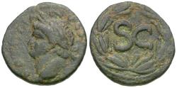 Ancient Coins - Domitian (AD 81-96). Seleucis and Pieria. Antioch Æ22 / SC