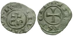 World Coins - Italian States. Kingdom of Sicily. Conrad II (1254-1258) BI Denaro