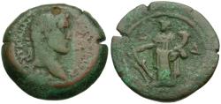 Ancient Coins - Antoninus Pius (AD 138-161). Egypt. Alexandria Æ Diobol / Tyche