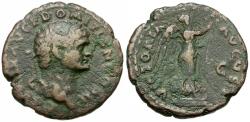 Ancient Coins - Domitian, as Caesar (AD 69-81) Æ AS / Victory