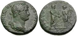 Ancient Coins - Hadrian (AD 117-138) Æ As / Fortuna