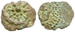Ancient Coins - Judaea. Hasmonean Kingdom. Alexander Jannaeus (103-76 BC) Æ Prutah / Widow's Mite of the Bible