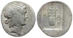 Ancient Coins - Lycian League. Masicytes AR Hemidrachm / Lyre