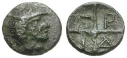 Ancient Coins - Macedon. Tragilos &#198;9 / Hermes