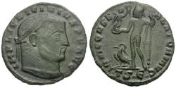Ancient Coins - Licinius I (AD 308-324) Æ Follis / Jupiter