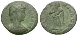Ancient Coins - Theodora (AD 337-340) Æ4 / Pietas