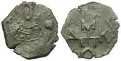 Ancient Coins - *Sear 1979* Byzantine Empire. Manuel I Comnenus (AD 1167-1183) Æ 1/2 Tetarteron