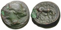 Ancient Coins - Thessaly. Larissa Æ13 / Horse