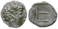 Ancient Coins - Ionia. Kolophon AR Tetartemorion / Apollo