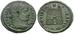 Ancient Coins - Constantine I the Great (AD 310-337) Æ Follis / Camp Gate