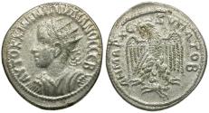 Ancient Coins - Gordian III (AD 238-244). Seleucis and Pieria. Antioch AR Tetradrachm / Ram