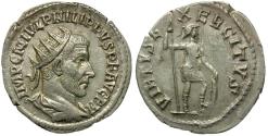 Ancient Coins - Philip I (AD 244-249) AR Antoninianus / Virtus