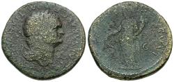 Ancient Coins - Domitian, as Caesar (AD 69-81) Æ Sestertius / Ex Curtis Clay Collection