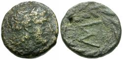 Ancient Coins - Peloponnesos. Sikyonia. Sikyon Æ18 / Apollo