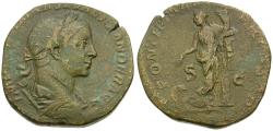 Ancient Coins - Severus Alexander (222-235) Æ Sestertius / Providentia
