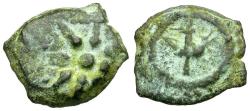 Ancient Coins - Judaea. Hasmonean Kingdom. Alexander Jannaeus (103-76 BC) Æ Prutah / Widow's Mite of the Bible
