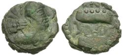 Ancient Coins - Kushano-Sasanian. Hormazd Kushanshah Æ Unit