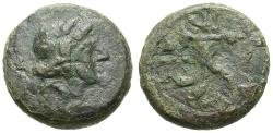 Ancient Coins - Sicily. Aitna. under Roman Rule &#198; Hexas / Persephone