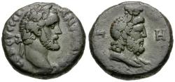 Ancient Coins - Antoninus Pius (AD 138-161). Egypt. Alexandria BI Tetradrachm / Bust of Serapis