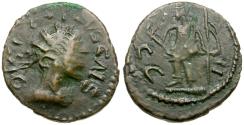 Ancient Coins - Tetricus II, as Caesar (AD 272-273). Imitative Æ Antoninianus / Pax