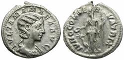 Ancient Coins - Julia Mamaea (AD 222-235) AR Denarius / Juno