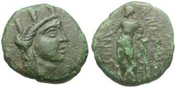 Ancient Coins - Cilicia. Anemurium. Pseudo-Autonomous Issue Æ16 / Apollo