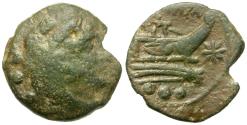 Ancient Coins - 169-158 BC - Roman Republic. Anonymous AE Quadrans / Goodman Collection